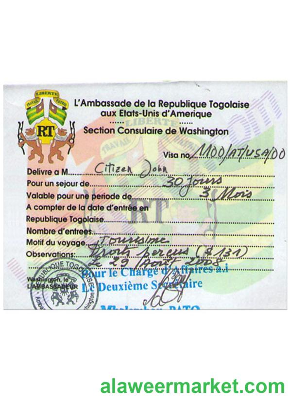 TOGOLAISE visa